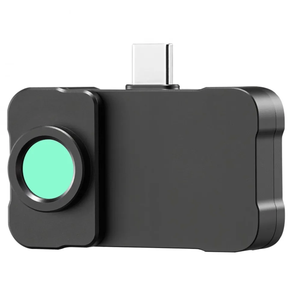VEVOR Thermal Imaging Camera for Android, 512 x 384 TISR Super Resolution, 25HZ Refresh Rate Infrared Thermal Imager for Smartphone Tablet, 256 x 192 IR Resolution, -4°F to 1022°F & 15 Color Palettes