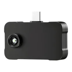 VEVOR Thermal Imaging Camera for Android & iOS, 512 x 384 Super Resolution, 25HZ Refresh Rate Infrared Thermal Imager for Smartphones Tablets, 256 x 192 IR Resolution, -4°F-1022°F & 6 Color Palettes