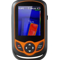 VEVOR Thermal Imaging Camera, 256 x 192 IR Resolution Pocket Infrared Thermal Imager with WiFi, 25Hz Refresh Rate Thermal Camera Pocket with 3.2