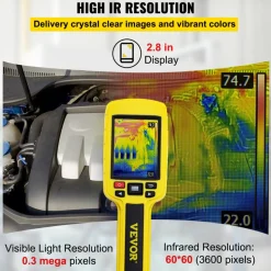 VEVOR Thermal Imaging Camera, 60x60 (3600 Pixels) IR Resolution Infrared Camera with 2.8