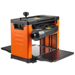 VEVOR Thickness Planer, 13-Inch Width Worktable, Woodworking Power Benchtop Planer, Spiral-Style Cutterhead with 24 Inserts, 2000W 23500 RPM Powerful Motor, Single Speed, for Hard & Soft Wood Material