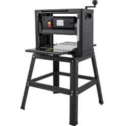 VEVOR Thickness Planer 12.5 inch Wood Planer Foldable 1500W Thickness Planer Woodworking 315"/min Feed Rate Double Cutter Benchtop Thickness Planer with Dust Exhaust Interface Stand for Woodworking