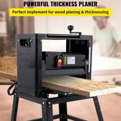 VEVOR Thickness Planer 12.5 inch Wood Planer Foldable 1500W Thickness Planer Woodworking 315