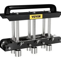 VEVOR Three-Station Edge Roller, Large Radius, 0-90° Bending Angle Sheet Metal Brake, Quickly Adjusts for Making 0.63