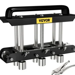 VEVOR Three-Station Edge Roller, Large Radius, 0-90° Bending Angle Sheet Metal Brake, Quickly Adjusts for Making 0.63