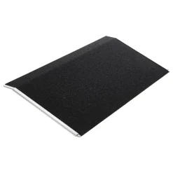 VEVOR Threshold Ramp for Doorways, 31.9 x 15.4 in, Platform Aluminum Wheelchair Ramp, Non-Slip Door Threshold Ramps, 400 lbs Load Capacity, for Home Steps, Curbs, Wheelchairs, Walkers, Scooter, Carts