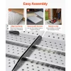 VEVOR Threshold Ramp for Doorways, 29.5 x 24.3 in, Platform Aluminum Wheelchair Ramp, Non-Slip Door Threshold Ramps, 750 lbs Load Capacity, for Home Steps, Curbs, Wheelchairs, Walkers, Scooter, Carts