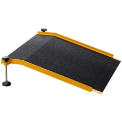 VEVOR Threshold Ramp for Doorways, 26.4 x 31.9 in, Platform Aluminum Wheelchair Ramp with Adjustable Height, Non-Slip Door Threshold Ramps, 400 lbs Load Capacity, for Home Steps, Wheelchairs, Walkers
