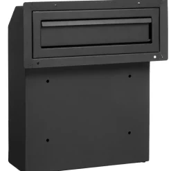 VEVOR Through The Door Key Drop Box, Heavy Duty Steel Through the Door Mailbox with 12" Combination Lock, Mail Drop Box, Black