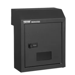 VEVOR Through The Door Key Drop Box, Heavy Duty Steel Through the Door Mailbox with 12