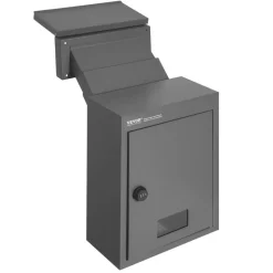 VEVOR Through The Wall Drop Box, Heavy Duty Steel Through The Wall Mailbox with 2.8-7.9