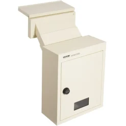 VEVOR Through The Wall Drop Box, Heavy Duty Steel Through the Wall Mailbox with 2.8-7.9