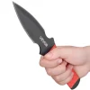 VEVOR Throwing Knives Set, 6 Pack, 8.9 inch Stainless Steel Well-balanced Knives with Protective Black Nylon Sheath, Ideal Companion for Throwing Products Axes, Sturdy for Recreation and Competition