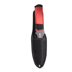 VEVOR Throwing Knives Set, 6 Pack, 8.9 inch Stainless Steel Well-balanced Knives with Protective Black Nylon Sheath, Ideal Companion for Throwing Products Axes, Sturdy for Recreation and Competition