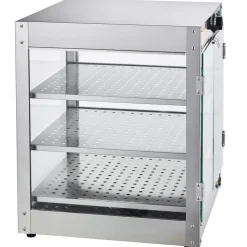 VEVOR 3-Tier Commercial Food Warmer Display, 800W Food Display Warmer with Light to Enhance Food Display, 86℉~185℉ Temperature Control, 90L Large Capacity for Hamburger, Pizza, Bread, Fried Chicken