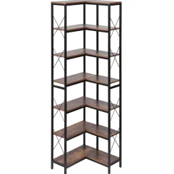 VEVOR 7 Tier Corner Bookshelf, 79