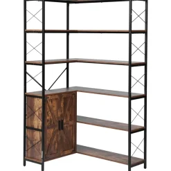 VEVOR 6 Tier Corner Bookshelf, 70