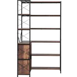 VEVOR 6 Tier Corner Bookshelf, 70