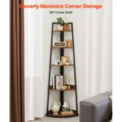 VEVOR 5 Tier Corner Shelf, 70