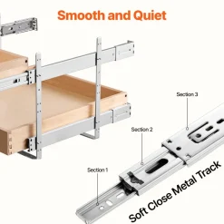 VEVOR 2 Tier Pull Out Cabinet Organizer, 20