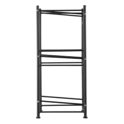 VEVOR 3 Tiers Water Jug Holder, 5 Gallon Water Bottle Holder, Single Row Water Bottle Rack for 3 Bottles, Heavy Duty Water Jug Rack for Kitchen, Office, Living Room, Black
