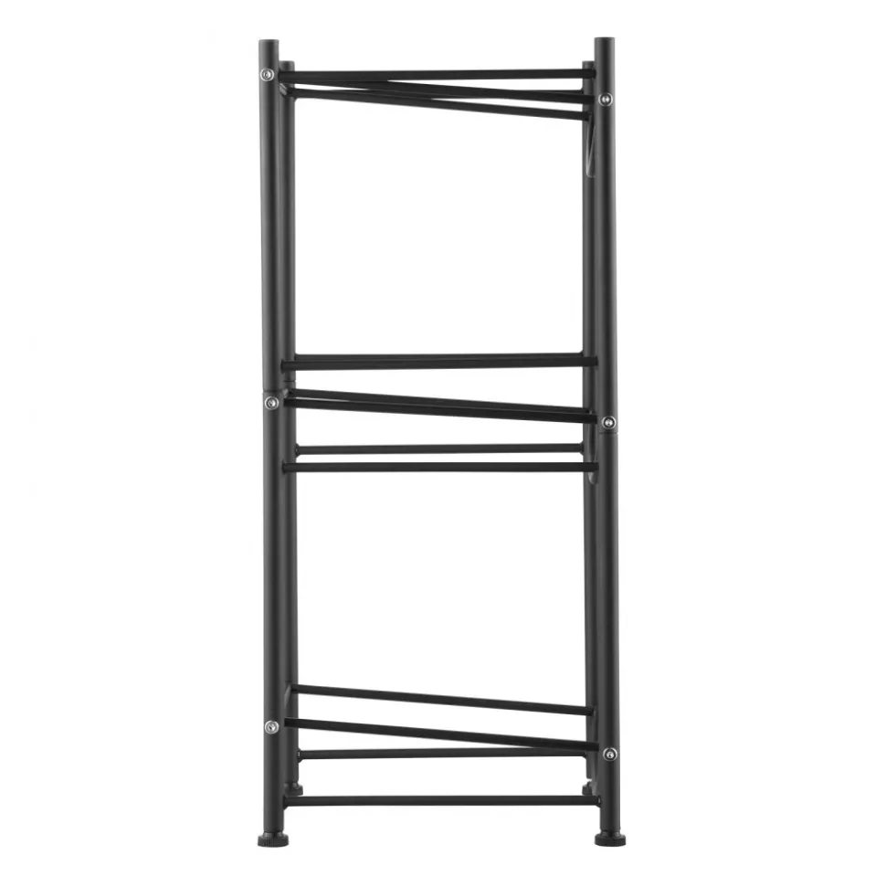 VEVOR 3 Tiers Water Jug Holder, 5 Gallon Water Bottle Holder, Single Row Water Bottle Rack for 3 Bottles, Heavy Duty Water Jug Rack for Kitchen, Office, Living Room, Black