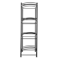 VEVOR 4 Tiers Water Jug Holder, 5 Gallon Water Bottle Holder, Double Row Water Bottle Rack for 8 Bottles, Heavy Duty Water Jug Rack for Kitchen, Office, Living Room, Black