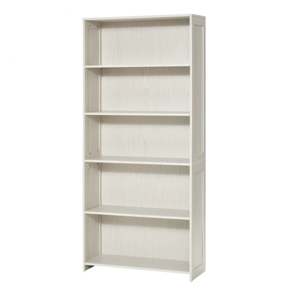 VEVOR 5 Tiers Wide Bookshelf, 68 in Wooden Open Bookcase with Display Storage Organizer Shelf, Freestanding Tall Display Floor Bookcase Bookshelf for Library, Bedroom, Living Room, Office, White