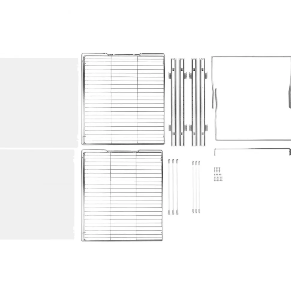 VEVOR 2 Tier 17"Wx21"Dx15"H Pull Out Cabinet Organizer, Heavy Duty Slide Out Pantry Shelves, Steel Roll Out Drawers, Sliding Drawer Storage for Home, 18.5"Wx22"Dx18"H Install Size for Cabinet