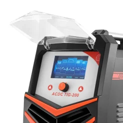 VEVOR TIG Welder, 200A 6-In-1 Aluminum Welding Machine (LED Display) - AC TIG/DC TIG/AC Pulse TIG/DC Pulse TIG/Spot TIG/MMA(Stick), 110&220V Dual Voltage Electric Welder with Synergic Control IGBT