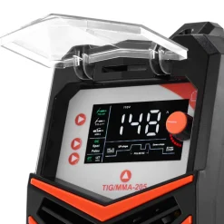 VEVOR TIG Welder, 205A 3-In-1 Welding Machine (Large LED Display)- DC TIG/DC Pulse TIG/MMA(Stick), 110&220V Dual Voltage Electric Welder with IGBT Inverter High-Frequency Start