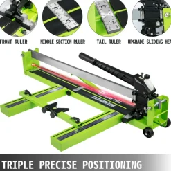 VEVOR Tile Cutter 39 Inch, Manual Tile Cutter All-Steel Frame,Tile Cutting Machine with Laser Guide and Bonus Spare Cutter,Tile Cutter Hand Tool for Precision Cutting Porcelain Ceramic Floor Tiles