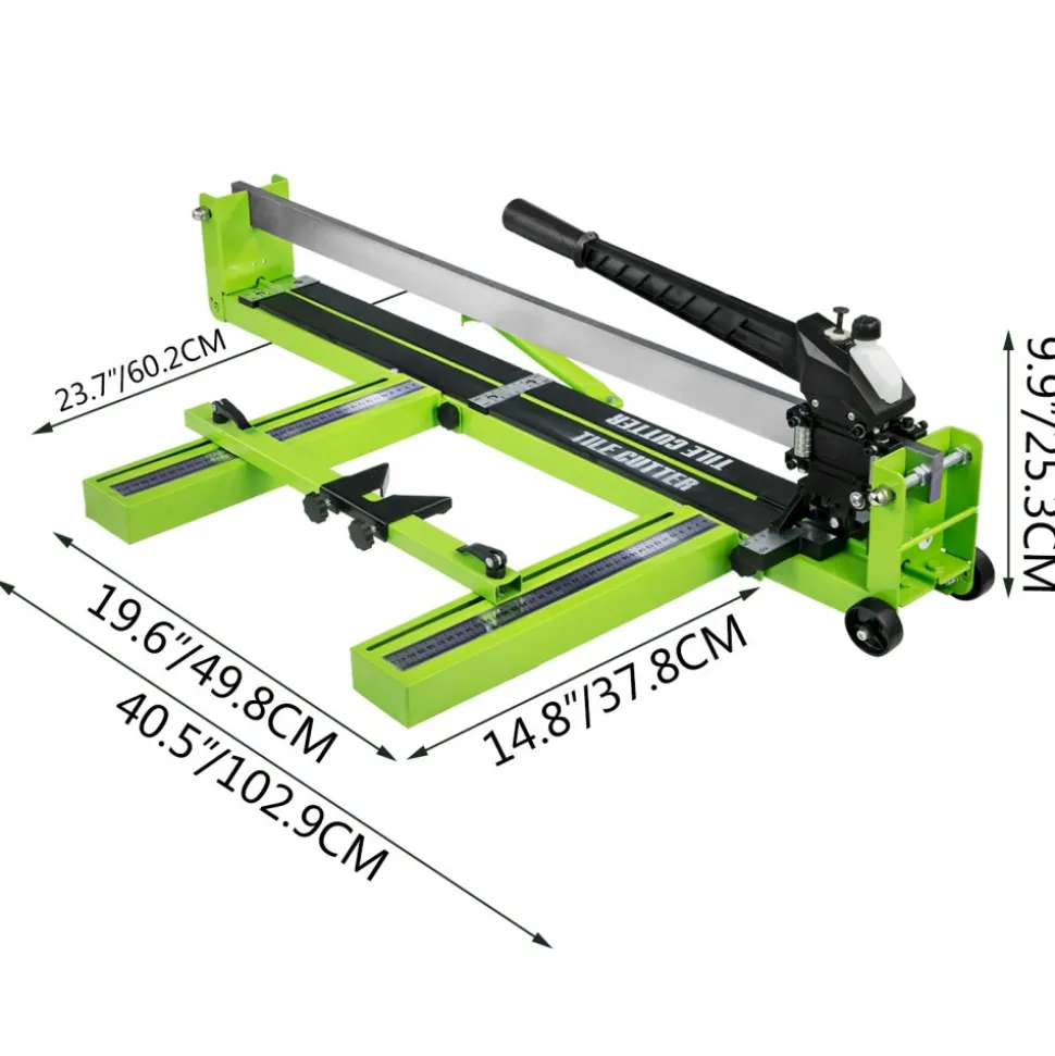 VEVOR Tile Cutter 39 Inch, Manual Tile Cutter All-Steel Frame,Tile Cutting Machine with Laser Guide and Bonus Spare Cutter,Tile Cutter Hand Tool for Precision Cutting Porcelain Ceramic Floor Tiles