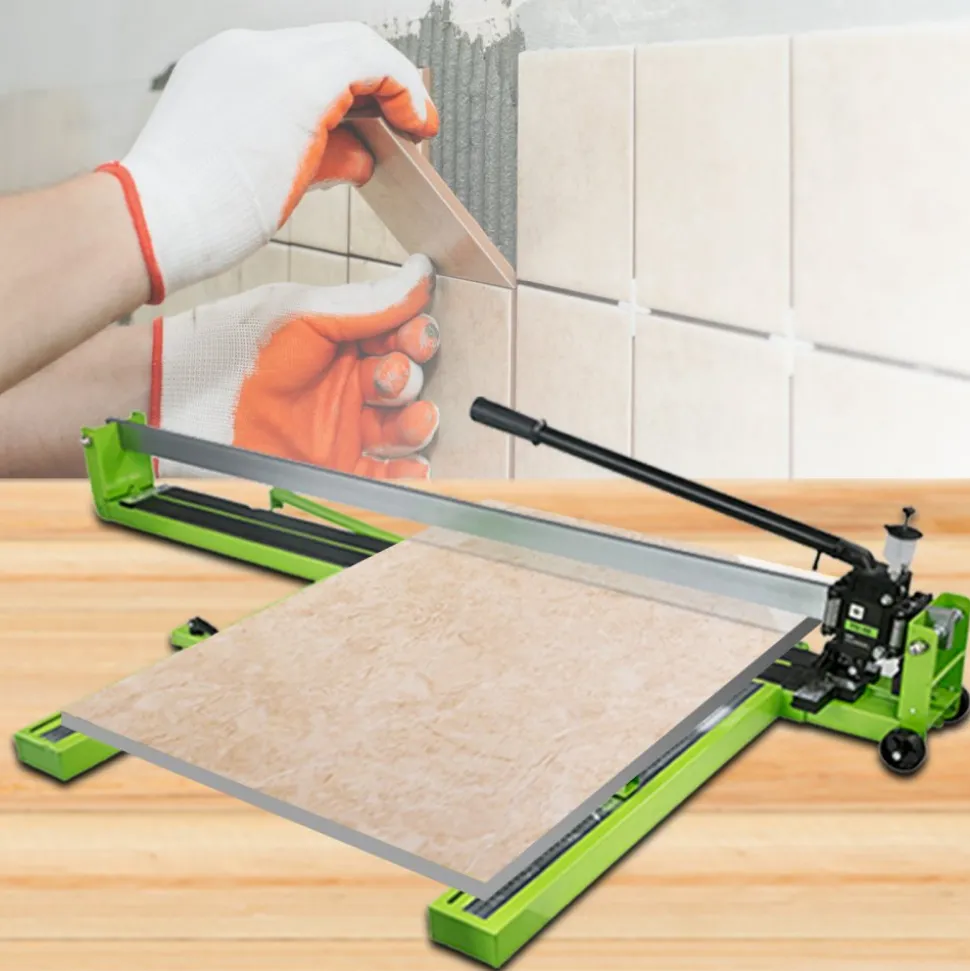 VEVOR Tile Cutter 47 Inch, Manual Tile Cutter All-Steel Frame,Tile Cutting Machine with Laser Guide and Bonus Spare Cutter,Tile Cutter Hand Tool for Precision Cutting Porcelain Ceramic Floor Tiles
