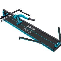 VEVOR Tile Cutter, 48 Inch Manual Tile Cutter, Tile Cutter Tools with Single Rail & Double Brackets, 3/5 in Cap with Precise Laser Guide, Snap Tile Cutter for Precision Cutting Porcelain Tiles Industr