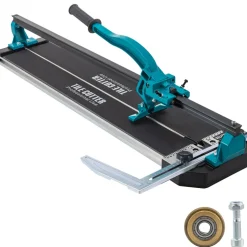VEVOR Tile Cutter 31 Inch,Manual Tile Cutter Single Rail with Precise Laser Positioning, Alloy Cutter Wheel with Ergonomic Handle, Accurate Rulers, For Large Tile 0.24