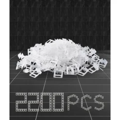 VEVOR Tile Leveling System Clips, 2200-Piece DIY Tile Leveler Spacers, 1/16