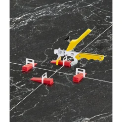 VEVOR Tile Leveling System, 1/8 Inch(3 mm) with 1pc Tile Plier, 700 PCS DIY Tile Leveler Spacers Clips and 200 PCS Reusable Wedges, Tile Tools Set for Professional Ceramic Tile and Stone Installation