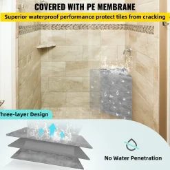 VEVOR Tile Shower Seat, 22.4