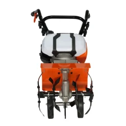 VEVOR Tiller Cultivator, 43CC 2-Stroke Garden Cultivator, Tiller with 4 Steel Adjustable Front Tines for Lawn, Garden and Field Cultivation