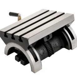 VEVOR Tilting Milling Table 10x7inch Tilting Angle Milling Machine 0-90°Adjustable Swivel Angle Plate with 3 T-slots and an Adjustable Crank Handle Heavy Duty Tilting Milling Machine for Grinding