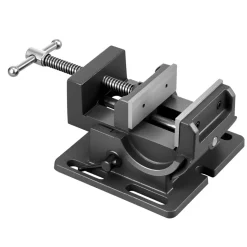 VEVOR Tilting Vise, 4.25 Inch Jaw Width, Portable Drill Press Bench Vise, 0–90° Adjustable Tilt, Durable Cast Iron Construction, Workbench Vice for Woodworking, for Benchtops and Drill Presses, Black