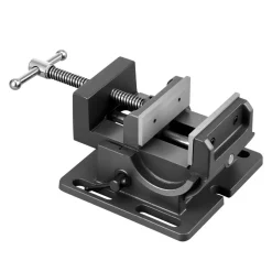 VEVOR Tilting Vise, 4.25 Inch Jaw Width, Portable Drill Press Bench Vise, 0–90° Adjustable Tilt, Durable Cast Iron Construction, Workbench Vice for Woodworking, for Benchtops and Drill Presses, Black