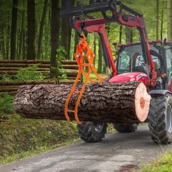 VEVOR Timber Claw Hook, 36 inch 4 Claw Log Grapple for Logging Tongs, Swivel Steel Log Lifting Tongs, Eagle Claws Design with 3307 lbs/1500 kg Loading Capacity for Tractors, ATVs, Trucks, Forklifts