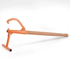 VEVOR Timberjack, 46.5 in, Heavy Duty Log Lifter with Wooden Handle, Log Roller with Adjustable Cant Hook, Logging Tools Log Jack for Logs Ups to 15