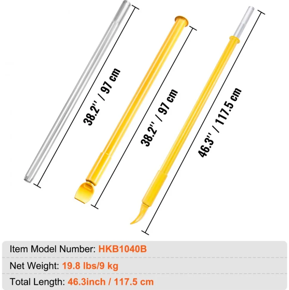 VEVOR Tire Bead Breaker Slide Hammer, 46.3" Length Heavy Duty Steel Tire Bead Breaker, Portable Tire Changing Sliding Impact for Car Truck Trailer Tire Removal