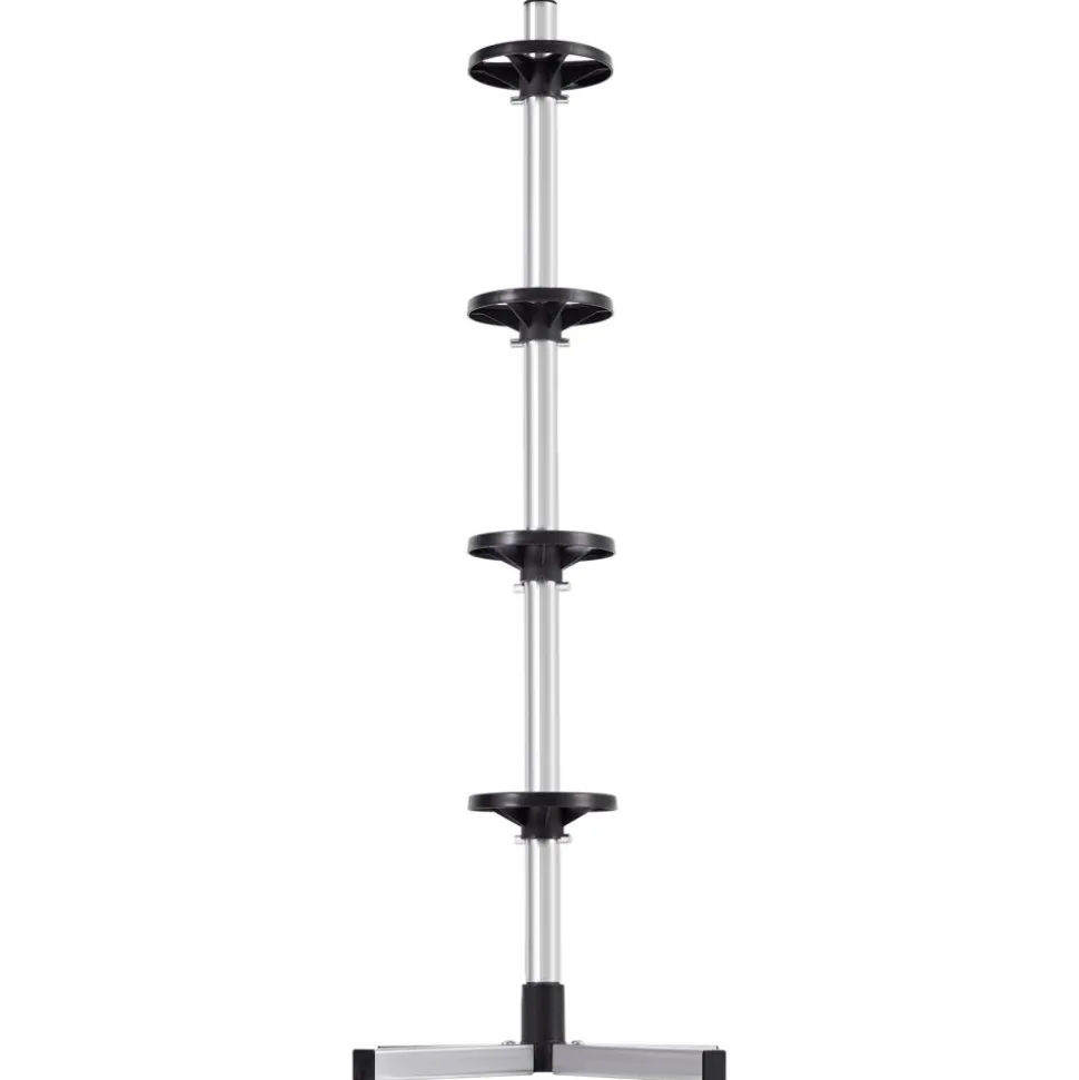 VEVOR Tire Organizing Rack, Robust Steel Tire Stand for 4 Tires with Rims, Compact Tyre Storage for Tires as wide as 225mm, Supports up to 220 lbs Weight, Perfect for Garage and Workshop