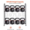 VEVOR Tire Storage Rack, 2-Shelf Tire Stand Holds up to 8 Standard Tires, Q195 Heavy-Duty Steel Tire Holder Carrier with Adjustable Height & Protective Cover for Garage Workshop, 396LBS Loading