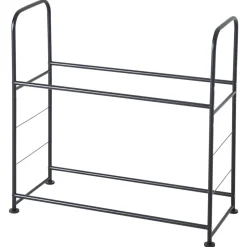 VEVOR Tire Storage Rack, 2-Shelf Tire Stand Holds up to 8 Standard Tires, Q195 Heavy-Duty Steel Tire Holder Carrier with Adjustable Height & Protective Cover for Garage Workshop, 396LBS Loading