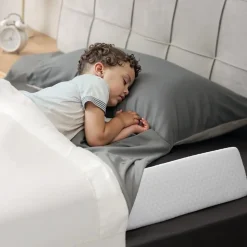 VEVOR Toddlers Bed Bumper, 56-inch Non-Slip Bed Rail Bumper, High-Rebound Foam Bedrail Guard for Toddlers with Machine-Washable Cover for Twin, Full, Queen & King Beds, Lightweight and Travel-Friendly